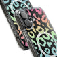 Bespattered Facade Pastel Rainbow Leopard MagSafe Clear Impact Case