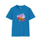 Bespattered Facade "Busy Bee" Colorful Unisex Softstyle T-Shirt