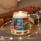 Bespattered Facade Semi-Motivational Scented Soy Candle — "Fresh Out of F*cks" (9oz)