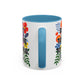 "Don't Tell Me to Smile" Rainbow Flowers Mug | Eight Colors | 11oz or 15oz