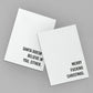 Sarcastic Christmas Greeting Cards, Set of 24