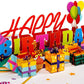 Happy Birthday Card - Pop Up Birthday Card