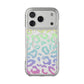 Bespattered Facade Pastel Rainbow Leopard MagSafe Clear Impact Case
