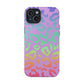 Bespattered Facade Rainbow Leopard Impact-Resistant Case