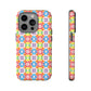 Bespattered Facade Geometric Rainbow Mosaic Tough Case