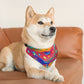 Bespattered Facade Rainbow Galaxy Pet Bandana Collar