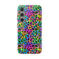 Bespattered Facade Candy Coated Neon Leopard Impact-Resistant Case