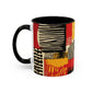 Modernist Textile Pattern Mug - 11oz