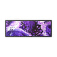 Bespattered Facade Purple Haze Framed Canvas Art Print | 3 Frame Colors | Multiple Sizes
