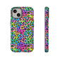 Bespattered Facade Candy Coated Neon Leopard Tough Case