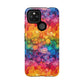 Bespattered Facade Rainbow Ink Circles Tough Case