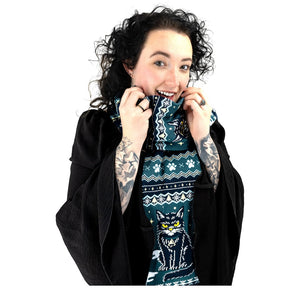 Yule Cat Holiday Scarf