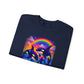 Bespattered Facade Whimsical "Eat the Rich" Orcas Unisex Heavy Blend™ Crewneck Sweatshirt