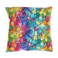 Bespattered Facade Rainbow Mosaic UV-Resistant Outdoor Pillows | 4 Sizes
