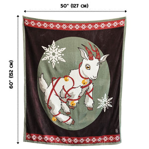 Yule Goat Plush Blanket