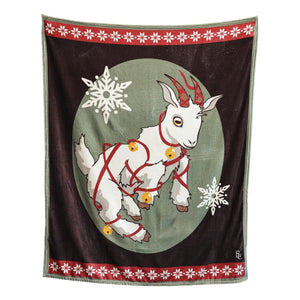 Yule Goat Plush Blanket