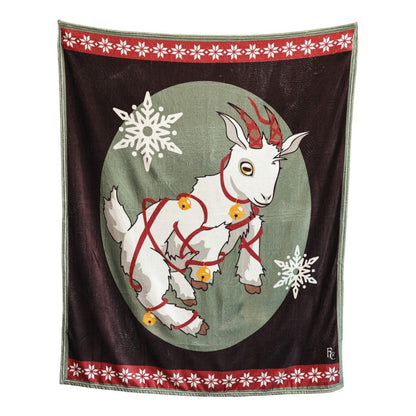Yule Goat Plush Blanket