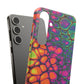 Bespattered Facade Neon Butterfly Snap Case