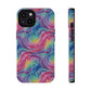 Bespattered Facade Rainbow Nebula Impact-Resistant Case