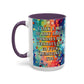 Bespattered Facade Tuesdays Can Go Fuck Themselves Colorful Rainbow Mugs | Eight Colors | 11oz or 15oz