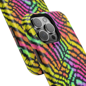 Bespattered Facade Feral Neon Tie Dye MagSafe Tough Case