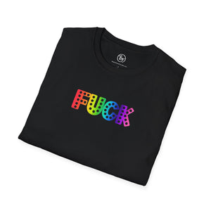 Bespattered Facade Everyone's Favorite Word Rainbow Unisex Softstyle T-Shirt