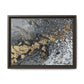 Bespattered Facade You're Golden Framed Canvas Art Print | 3 Frame Colors | Multiple Sizes