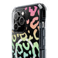 Bespattered Facade Pastel Rainbow Leopard MagSafe Clear Impact Case