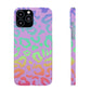 Bespattered Facade Rainbow Leopard Snap Case