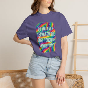 Bespattered Facade "Lobotomy" Colorful Premium Unisex Comfort Colors Garment Dyed 100% Cotton T-Shirt