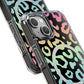 Bespattered Facade Pastel Rainbow Leopard MagSafe Clear Impact Case