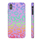 Bespattered Facade Rainbow Leopard Snap Case