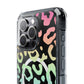 Bespattered Facade Pastel Rainbow Leopard MagSafe Clear Impact Case