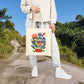 Bespattered Facade "We're All in this Together" Floral Canvas Tote Bag Reusable Carryall