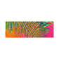 Bespattered Facade Neon Puddle Stretched Matte Canvas Art Prints | Multiple Sizes