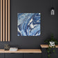 Bespattered Facade Fluid Art Abstract Painting Stretched Matte Canvas Art Prints | Multiple Sizes