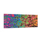 Bespattered Facade Neon Goodness Stretched Matte Canvas Art Prints | Multiple Sizes