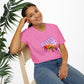 Bespattered Facade "Busy Bee" Colorful Unisex Softstyle T-Shirt