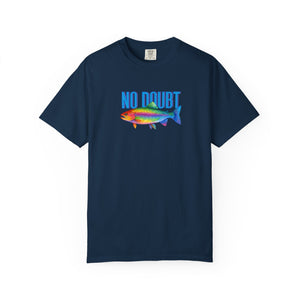 Bespattered Facade Colorful "No Doubt, Rainbow Trout" Colorful Premium Unisex Comfort Colors Garment Dyed 100% Cotton T-Shirt