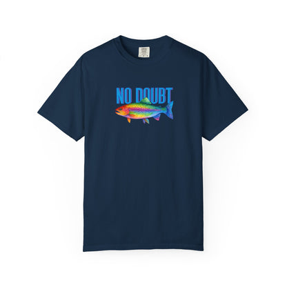 Bespattered Facade Colorful "No Doubt, Rainbow Trout" Colorful Premium Unisex Comfort Colors Garment Dyed 100% Cotton T-Shirt
