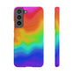 Bespattered Facade Rainbow Heat Map Snap Case