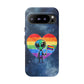 Bespattered Facade Rainbow Extraterrestrial Pride Tough Case