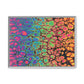 Bespattered Facade Neon Goodness Framed Canvas Art Print | 3 Frame Colors | Multiple Sizes