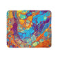 Bespattered Facade Intergalactic Rainbow Fleece Sherpa Blanket | 2 Colors & Sizes