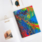 Bespattered Facade Rainbow Spiral Notebook - Lined Pages