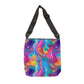 Bespattered Facade Rainbow Flow Adjustable Tote Bag | 2 Sizes