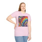 Bespattered Facade Rainbow Tidal Wave Unisex Softstyle T-Shirt