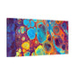 Bespattered Facade Fluid Art Abstract Painting Stretched Matte Canvas Art Prints | Multiple Sizes