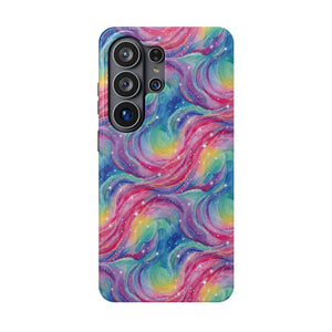 Bespattered Facade Rainbow Nebula Impact-Resistant Case