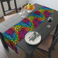 Bespattered Facade Rainbow Animal Print Table Runner (2 sizes)